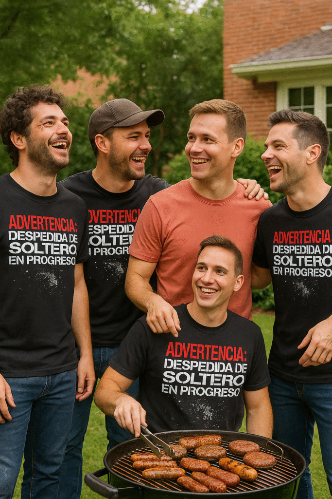 Camiseta despedida de soltero advertencia