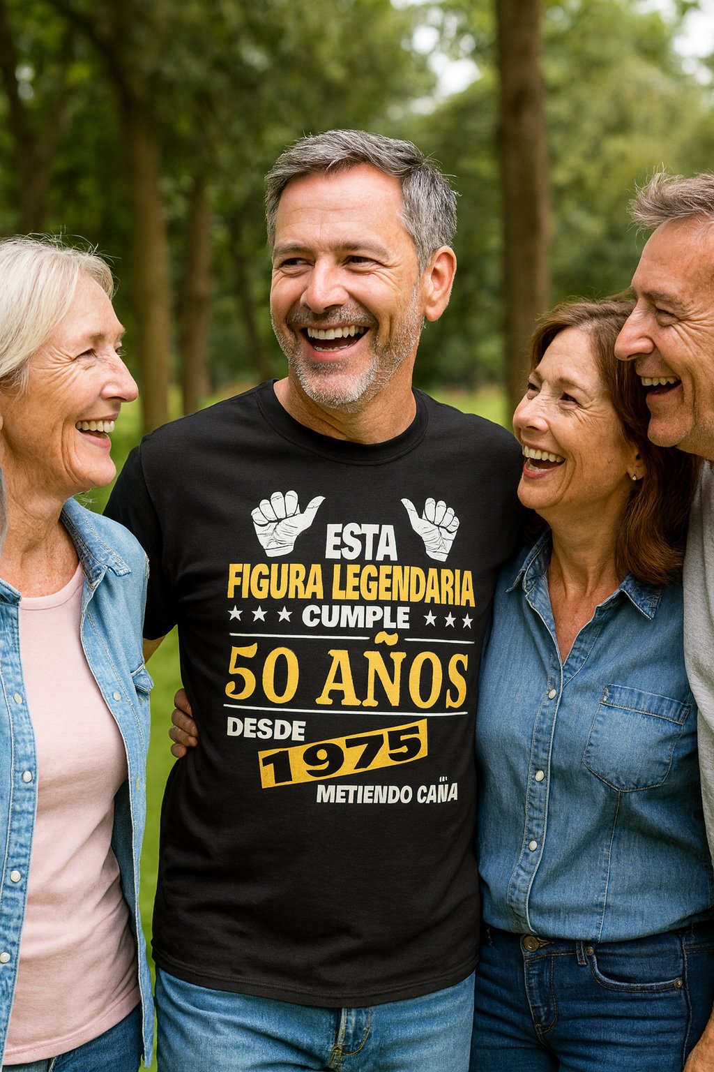 camiseta original 1975 regalo 50 años