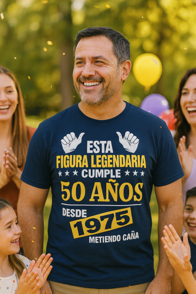 camiseta divertida cumpleaños 50 años figura legendaria