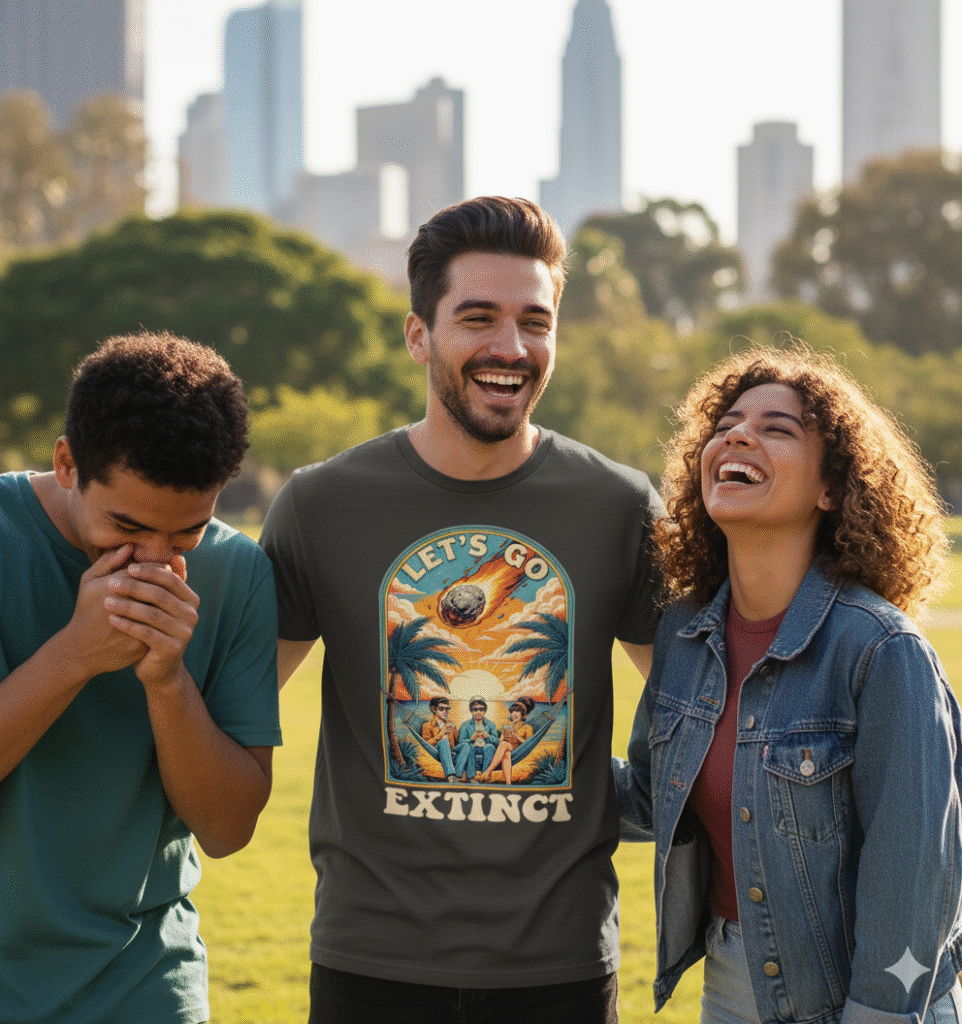 Camiseta de humor negro con mensaje irónico y atrevido, regalo original para amantes del sarcasmo