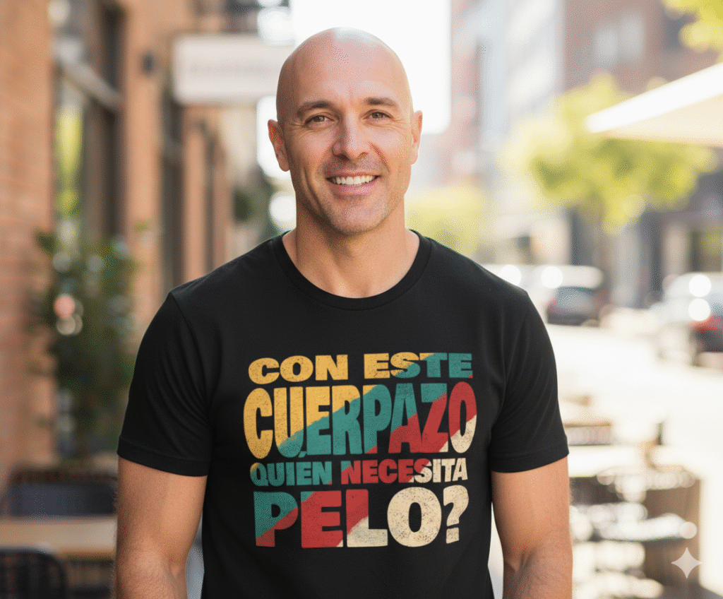 camisetas originales para regalar a calvos divertidos
